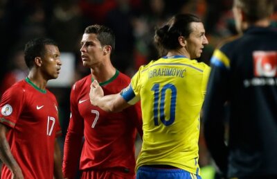 "Războiul" declaraţiilor între superstaruri » Zlatan i-a făcut un cadou lui Cristiano, portughezul i-a răspuns :D