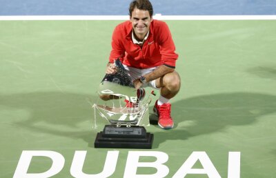 Corabia lui Roger Federer » Elveţianul s-a impus în turneul din Dubai