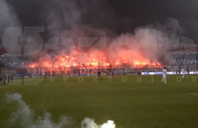 FOTO Spectacol de zile mari în Ghencea » Coregrafii de excepţie ale ultraşilor!
