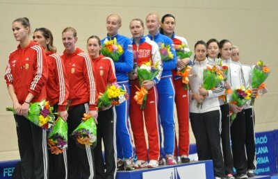 Pe trei la Barcelona » Echipa feminină de spadă a terminat pe podium în Spania