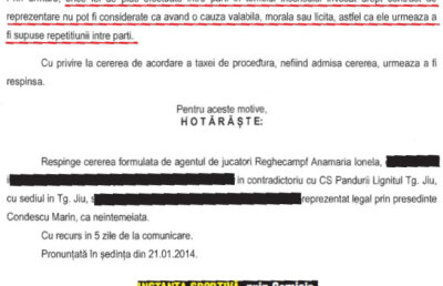 Investigaţie GSP: Filiera Comisionul » “Gata, cazul s-a încheiat, m-am înţeles cu Pandurii!”. Vezi de ce se grăbeşte Anamaria Reghecampf!