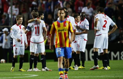 VIDEO Marş andaluz » Sevilla a cîştigat prima parte a duelului spaniol din Europa League, 2-0 cu Valencia