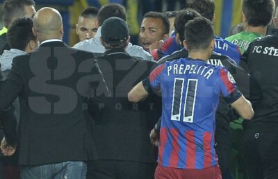 VIDEO UPDATE Acuzat că a bătut un oficial al Petrolului, Laurenţiu Reghecampf dă replica: "M-am aplecat să-i zic ceva la ureche!"