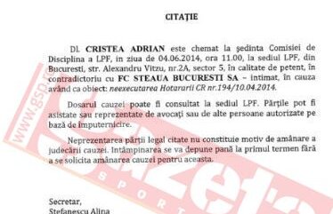 EXCLUSIV Steaua în pericol! Campioana riscă interdicţie la transferuri şi depunctarea :O » "Să se facă dreptate!"