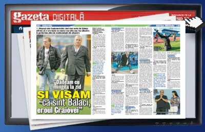 Răsfoieşte online Gazeta Digitală » Interviu savuros cu Mititelu: "Visam că sînt Balaci, eroul Craiovei!" :D + cum a ajuns Dacia cea mai populară maşină în ţara Mondialului