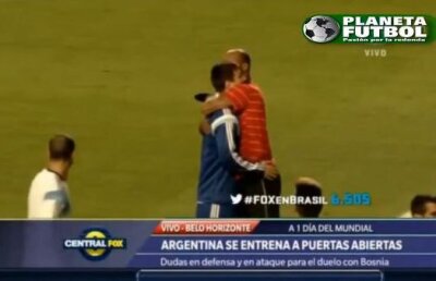 VIDEO Un suporter a intrat peste Lionel Messi la antrenament » Cum a reacţionat starul argentinian