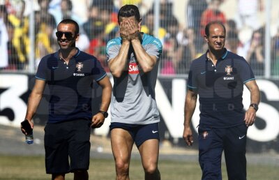 10.000 de fani au amuţit » Cristiano Ronaldo a părăsit în lacrimi antrenamentul Portugaliei