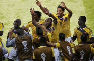 VIDEO+FOTO Descătuşare sud-americană » Cum s-au dezlănţuit columbienii după golul lui Armero contra Greciei