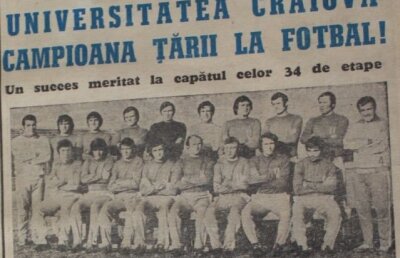 Alin Buzărin spune povestea frumoasă şi tristă a "Campioanei unei mari iubiri" » 40 de ani de la primul titlu al Craiovei