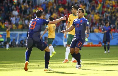 VIDEO şi FOTO Australia - Olanda 2-3 » "Portocala mecanică" are maximum de puncte şi 8 goluri înscrise în două meciuri