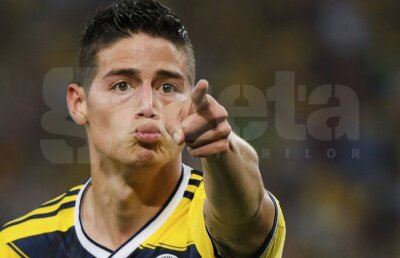 FOTO şi VIDEO "Jesse James" Rodriguez, de neoprit » Cu starul lui Monaco în mare formă, Columbia a trecut de Uruguay, 2-0, şi merge în "sferturi"