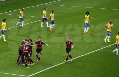 FOTO şi VIDEO Coşmar la Belo Horizonte! Germania a scris istorie după ce a umilit Brazilia, scor 7-1