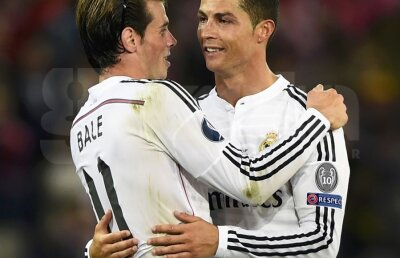 VIDEO+FOTO Tot Bale şi Ronaldo » Real Madrid cîştigă Supercupa Europei, 2-0 cu Sevilla, fără ca noile transferuri să strălucească