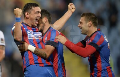 FOTO + VIDEO Recital în Ghencea! Steaua cîştigă la scor meciul cu U Cluj, 4-1 şi îşi reface avantajul de 3 puncte în fruntea clasamentului