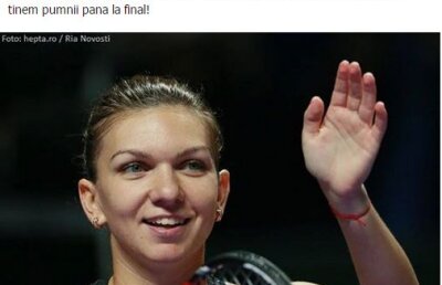 Maria Andrieş » "Ultima modă la pomeni electorale: premierul şi-a dat cadou imaginea lui Halep!"