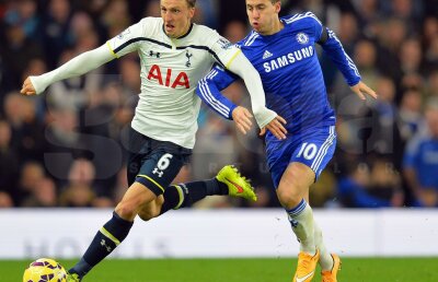 Eden Hazard a fost coşmarul lui Vlad Chiricheş în Chelsea - Tottenham 3-0: ”L-a avut pe pîine!”
