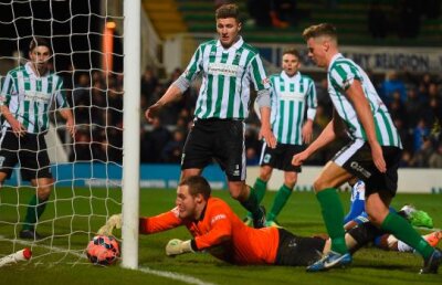 VIDEO Scene amuzante la un meci din FA Cup! Fanii lui Birmingham au rîs de portarul lui Blyth Spartans: "E vina ta, grasule!"