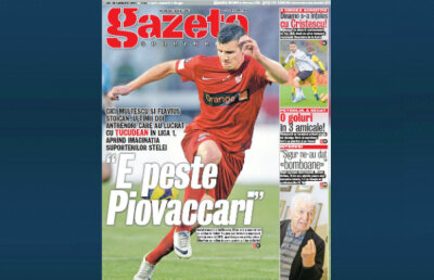 Răsfoieşte online Gazeta Digitală » Ultimii doi antrenori care au lucrat cu Ţucudean în Liga 1 aprind imaginaţia suporterilor Stelei: "E peste Piovaccari!"