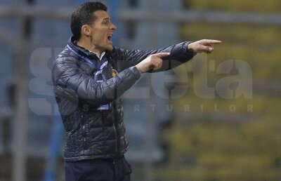 Costel Gâlcă îşi critică jucătorii după victoria cu CFR Cluj: "Nu mă aşteptam la aşa ceva"