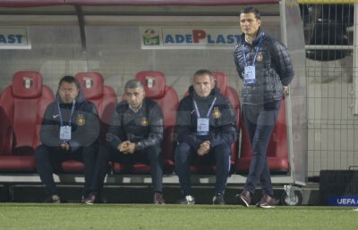 Costel Gâlcă îşi critică jucătorii după eșecul cu Astra: "Au jucat la trecerea timpului! Nu au avut dorinţa de a marca"