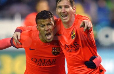 VIDEO Barcelona cîştigă prin "dubla" lui Messi » Acţiune de senzaţie a argentinianului: driblează 4 adversari!