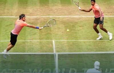 Corespondență de la specialistul GSP Roxana Fleșeru, singurul ziarist român acreditat la Wimbledon » Specialişti pe iarbă » Florin Mergea şi Rohan Bopanna s-au calificat în optimi la Wimbledon