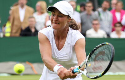 Corespondență de la specialistul GSP Roxana Fleșeru, singurul ziarist român acreditat la Wimbledon » Duel pentru "sferturi" » Monica Niculescu joacă cu Timea Bacsinszky