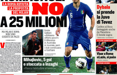 Ce scriu azi ziarele de sport din lume (15 iulie 2015)