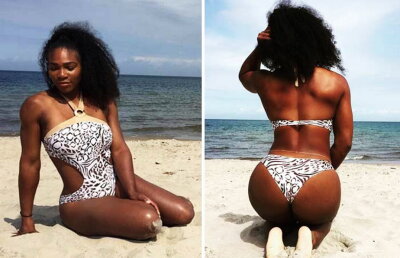Serena vs. Șarapova - meciul de pe plajă. Cine are cel mai sexy posterior?