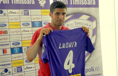 Luchin a fost prezentat oficial de Timişoara: "Am promis că în țară voi evolua doar aici!"