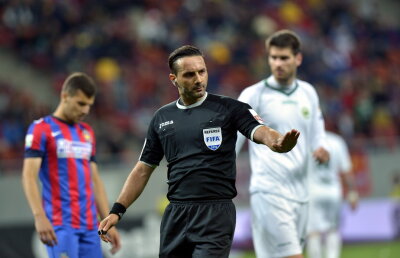 EXCLUSIV Sebastian Colţescu va conduce derby-ul etapei dintre Astra şi Steaua