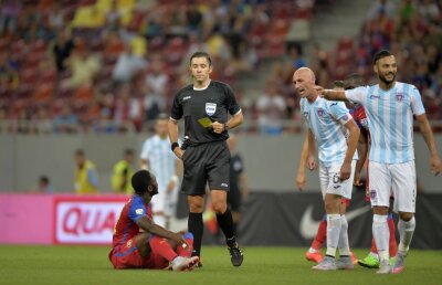FOTO Încă o eroare de arbitraj împotriva Stelei » Campioana a avut un penalty neacordat cu Tg. Mureș