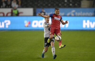  FOTO Prea puțin! Steaua bate Rosenborg, 1-0, însă norvegienii se califică în grupele EL