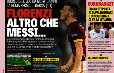 Ce scriu azi ziarele de sport din lume (17 septembrie 2015)