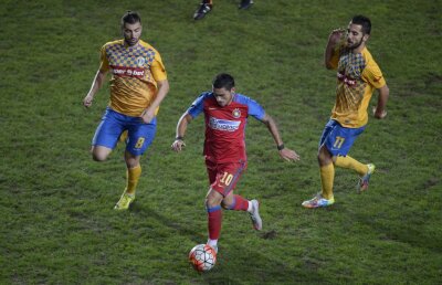 VIDEO Șah în noroi » Steaua a ajuns la 4 puncte distanță de liderul Astra: doar 0-0 cu Petrolul