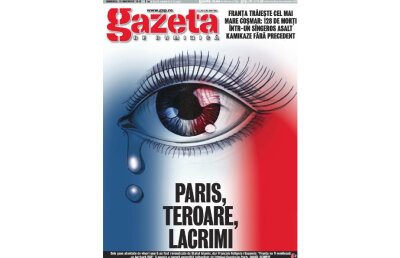 Prima pagină specială a Gazetei » Paris, teroare, lacrimi! Urmările asaltului kamikaze fără precedent