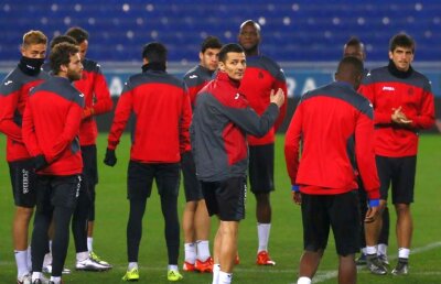 FOTO Imagini de la primul antrenament condus de Gâlcă » Președintele echipei a supervizat pregătirea