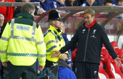 Jurgen Klopp are probleme cu poliția în Anglia » Totul a pornit de la meciul cu Sunderland