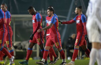 GALERIE FOTO Nervi la Steaua! Stanciu s-a certat cu Hamroun! A fost calmat cu greu de colegi