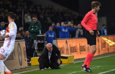 VIDEO Hopa Del Mitică! Selecționerul Spaniei a fost placat de un arbitru la meciul cu Italia, 1-1