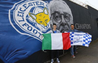 Invazie italiană la Leicester » Ranieri a fost susţinut de peste 1,000 de fani din ţara natală la meciul cu Everton