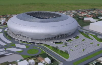 FOTO Superimagini din interiorul noii arene a Craiovei » Cum va arăta "bijuteria" de 50 de milioane de euro