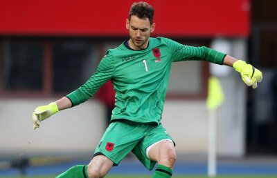 VIDEO Scârțâie poarta! Portarul albanezilor a gafat la două goluri în amicalul cu Ucraina, 1-3