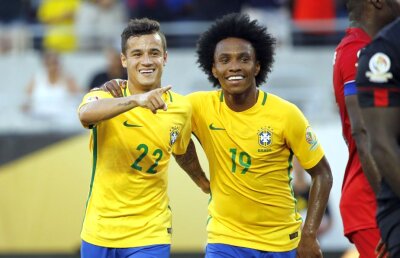 FOTO și VIDEO Un 7-1 pe placul brazilienilor » Seleção a făcut instrucție cu naționala din Haiti