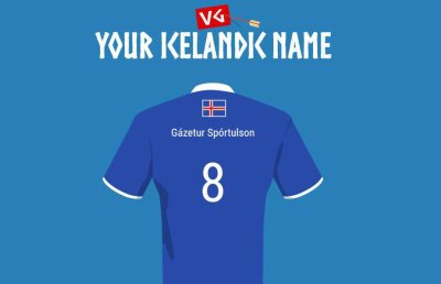 Cum ar arăta numele tău dacă ai juca în naționala Islandei » Creează-ți propriul tricou cu reprezentativa care a făcut surpriza la EURO :)