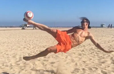 Ibrahimovici e încă în vacanță în SUA: "Fac fotbalul să pară simplu"