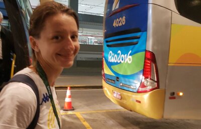 FOTO Corespondență din Brazilia, ziua 3 » Primii români au ajuns la Rio. Ana Maria Brânză: ”Până acum primeam indicații de medalii. Acum, oamenii ne-au zis doar: «Să vă întoarceți sănătoși acasă!»”