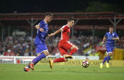 Dinamo s-a impus într-un un amical cu o formație din Liga a 2-a » Hat-trick al lui Palici