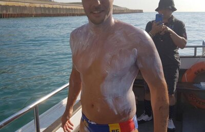 FOTO Performanță istorică pentru un fost stelist! A traversat Canalul Mânecii în doar 13 ore și jumătate