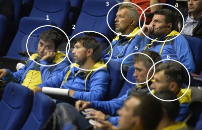 FOTO "«Hagi», ce zisă ăsta?" :D » Imagine antologică de la lecția lui Daum: îi recunoști pe toți cei 6 învățăcei din imagine? 